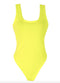 FLURO YELLOW 80S LEOTARD